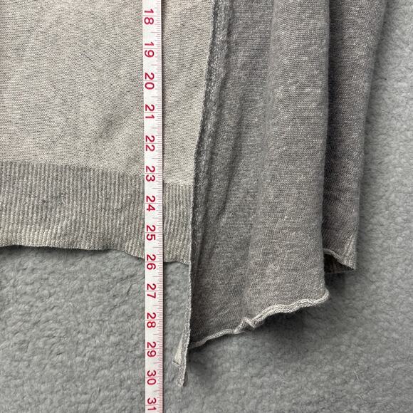 AllSaints Spitalfields Linen Blend Cardigan Size M Gray Oversized Gritty Urban - Picture 4 of 8